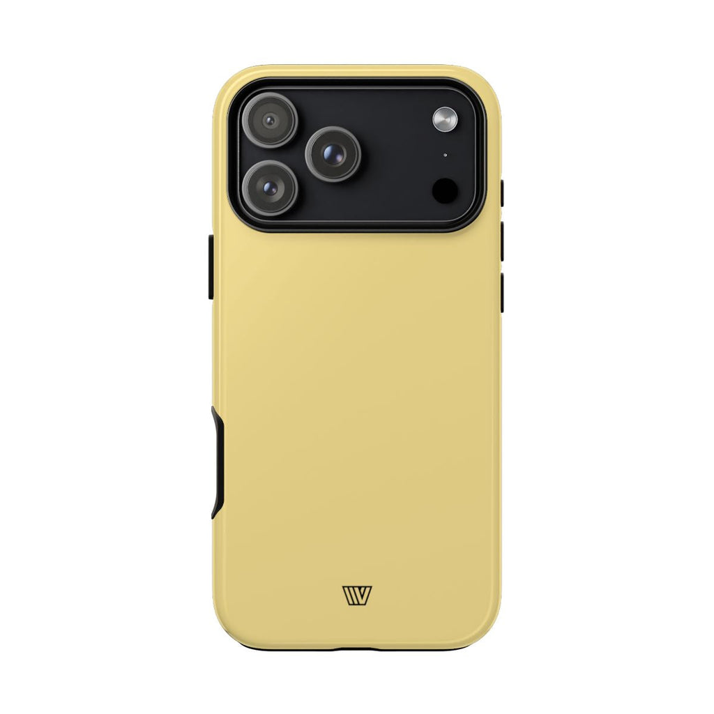 MUTED YELLOW SOLID | Tough Phone Case