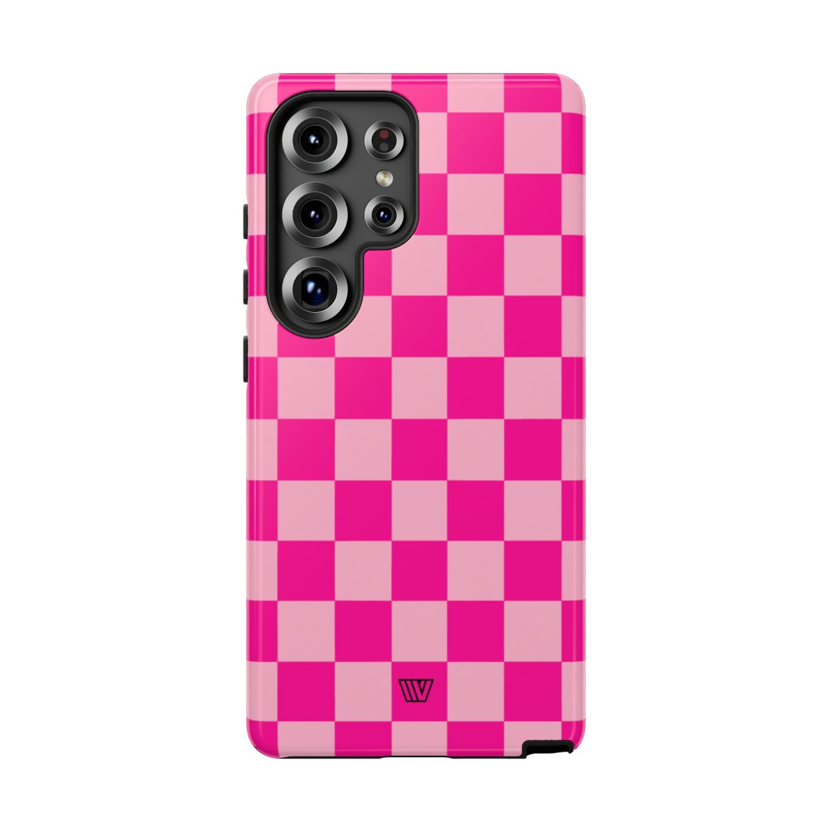 HOT PINK CHECKERBOARD | Tough Phone Case