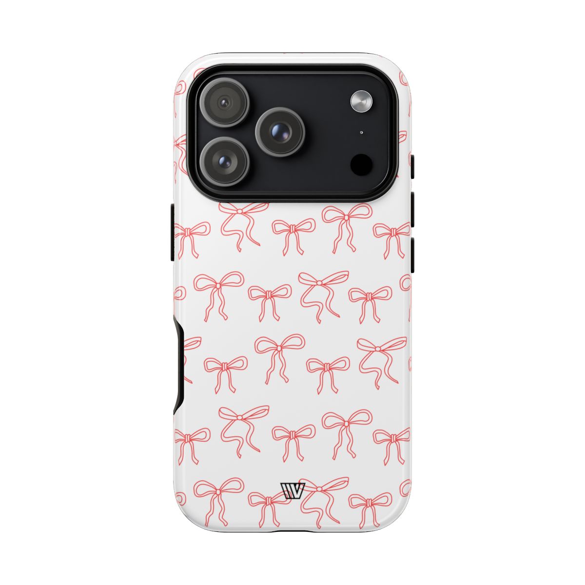 RED RIBBON CHARM | Tough Phone Case