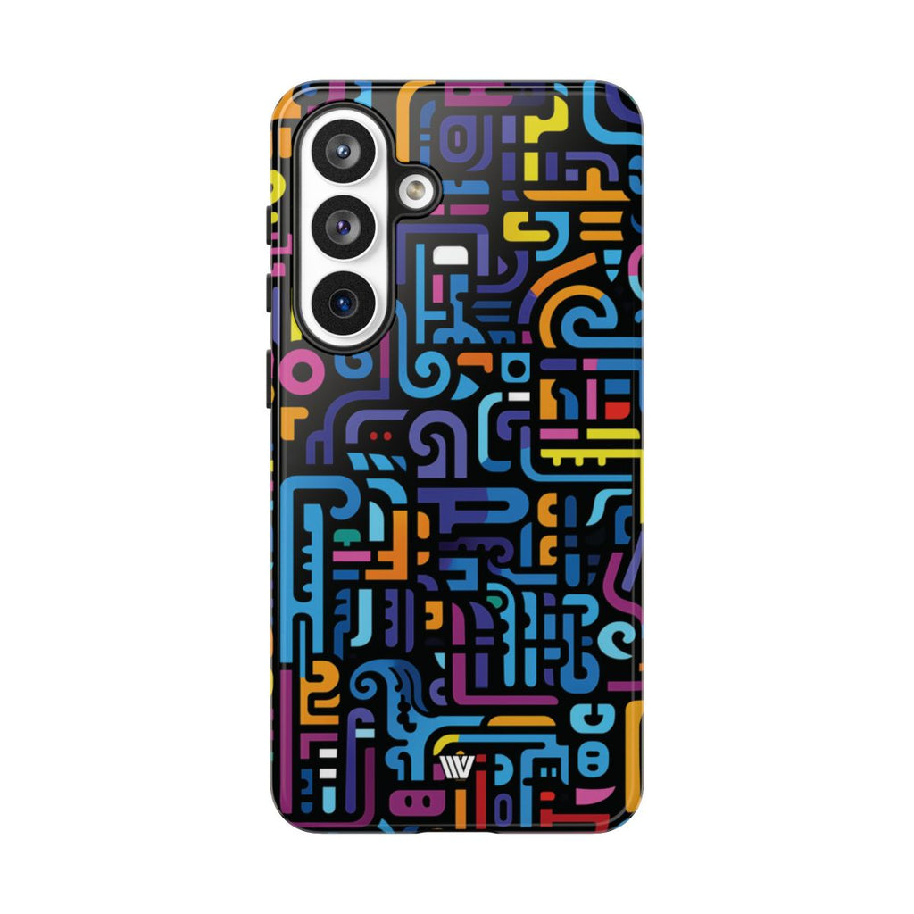 NEON GLYPHS | Tough Phone Case