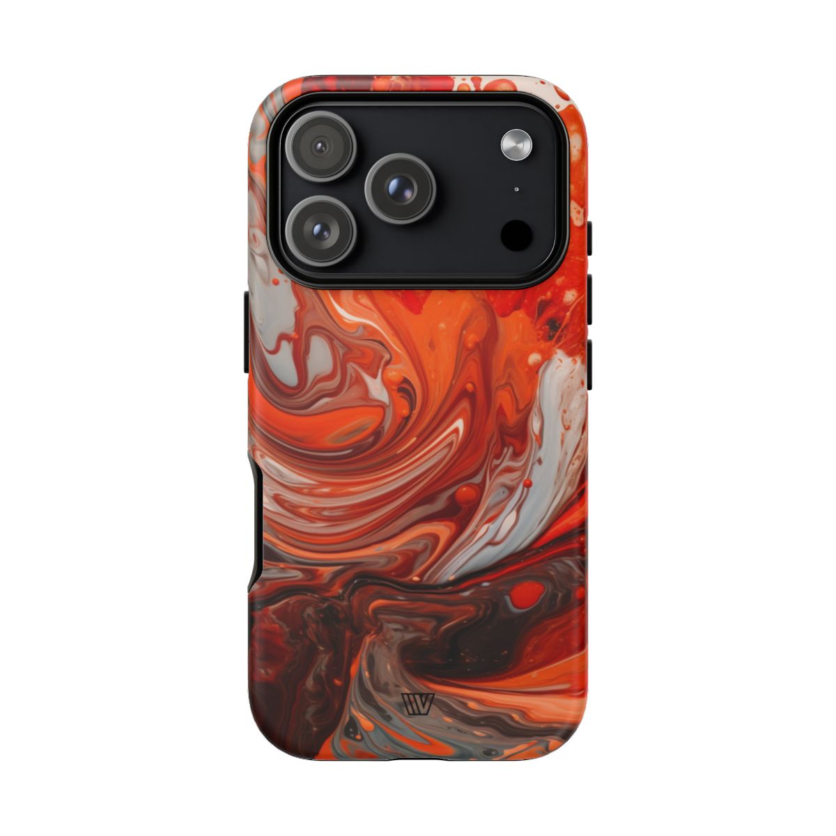 WHITE FIRE PAINT SWIRL | Tough Phone Case