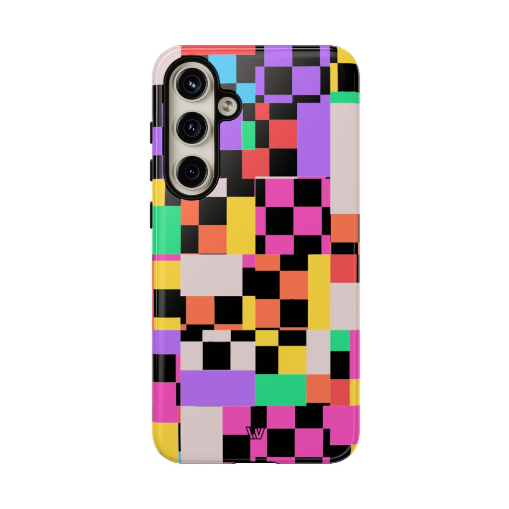 MASHED UP CHECKERBOARD | Tough Phone Case