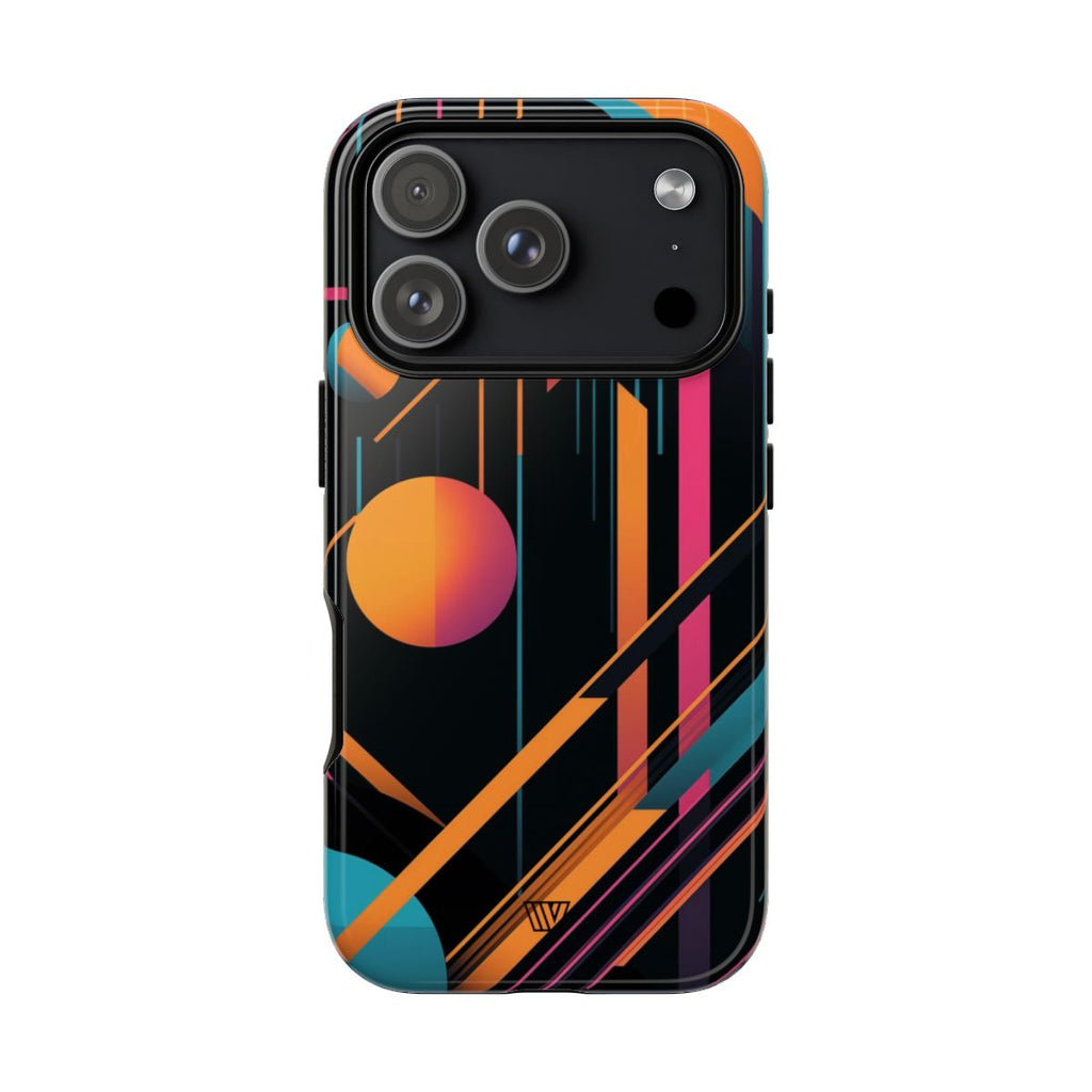 BOLD RETRO LINES | Tough Phone Case