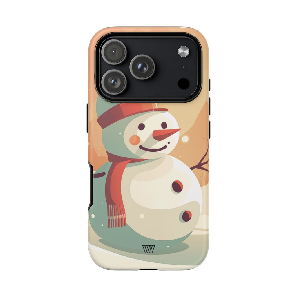 SUNSET SNOWMAN | Tough Phone Case