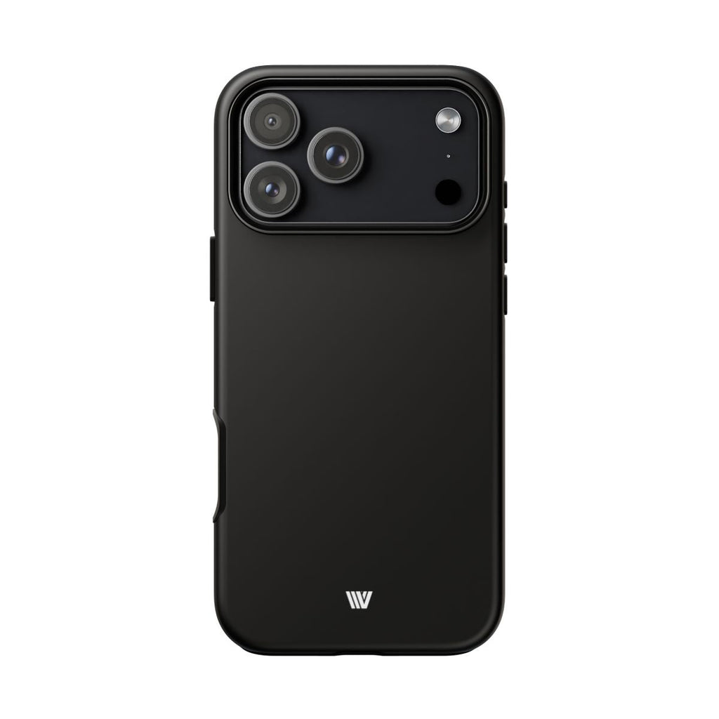 JET BLACK | Tough Phone Case
