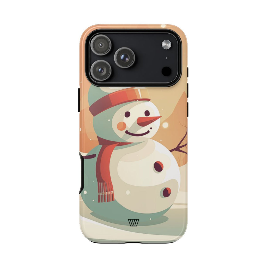 SUNSET SNOWMAN | Tough Phone Case