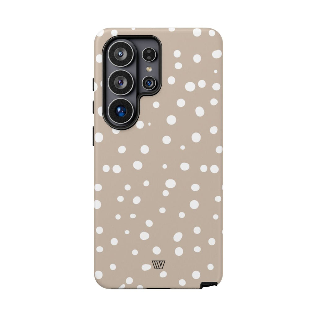 BEIGE DOTS | Tough Phone Case