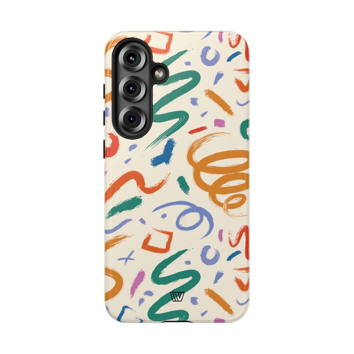 DOODLE BRUSH STROKES | Tough Phone Case