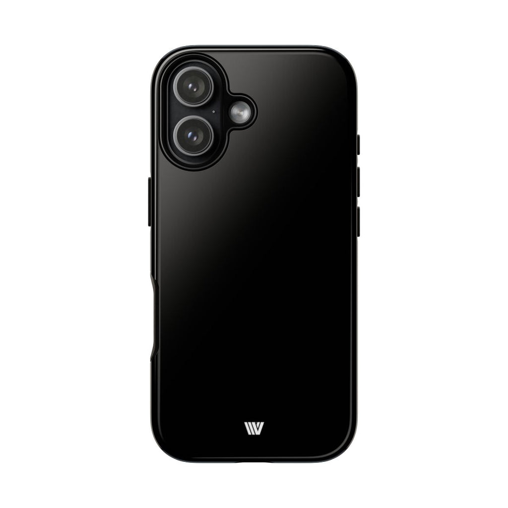 JET BLACK | Tough Phone Case