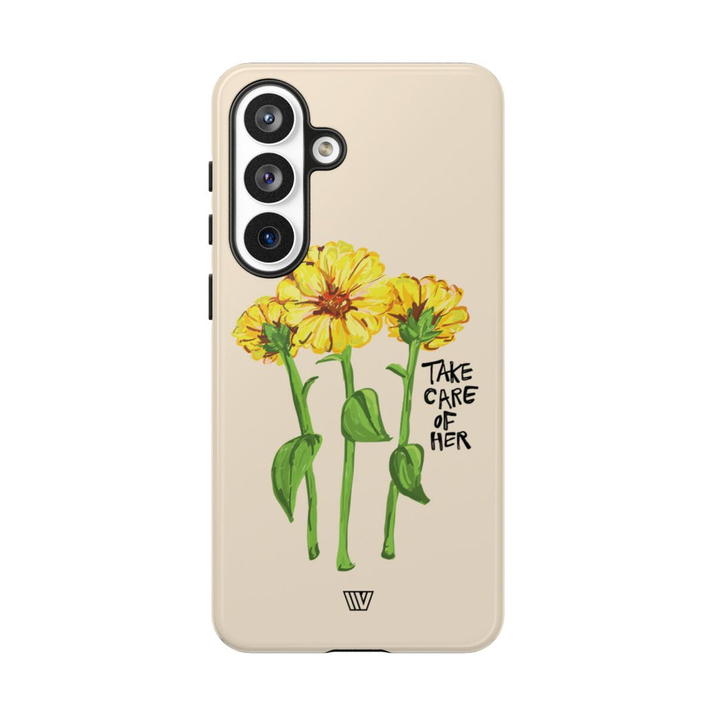 TAKE CARE OF HER | Tough Phone Case