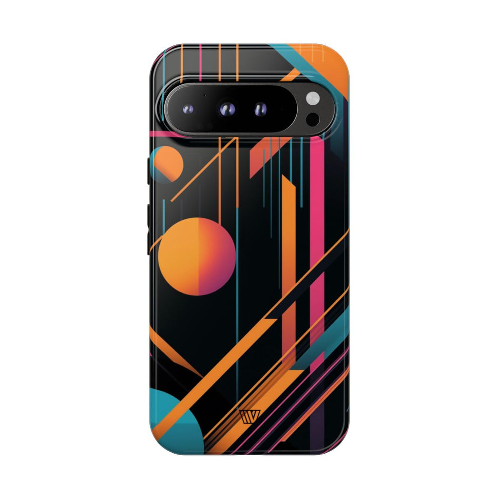 BOLD RETRO LINES | Tough Phone Case