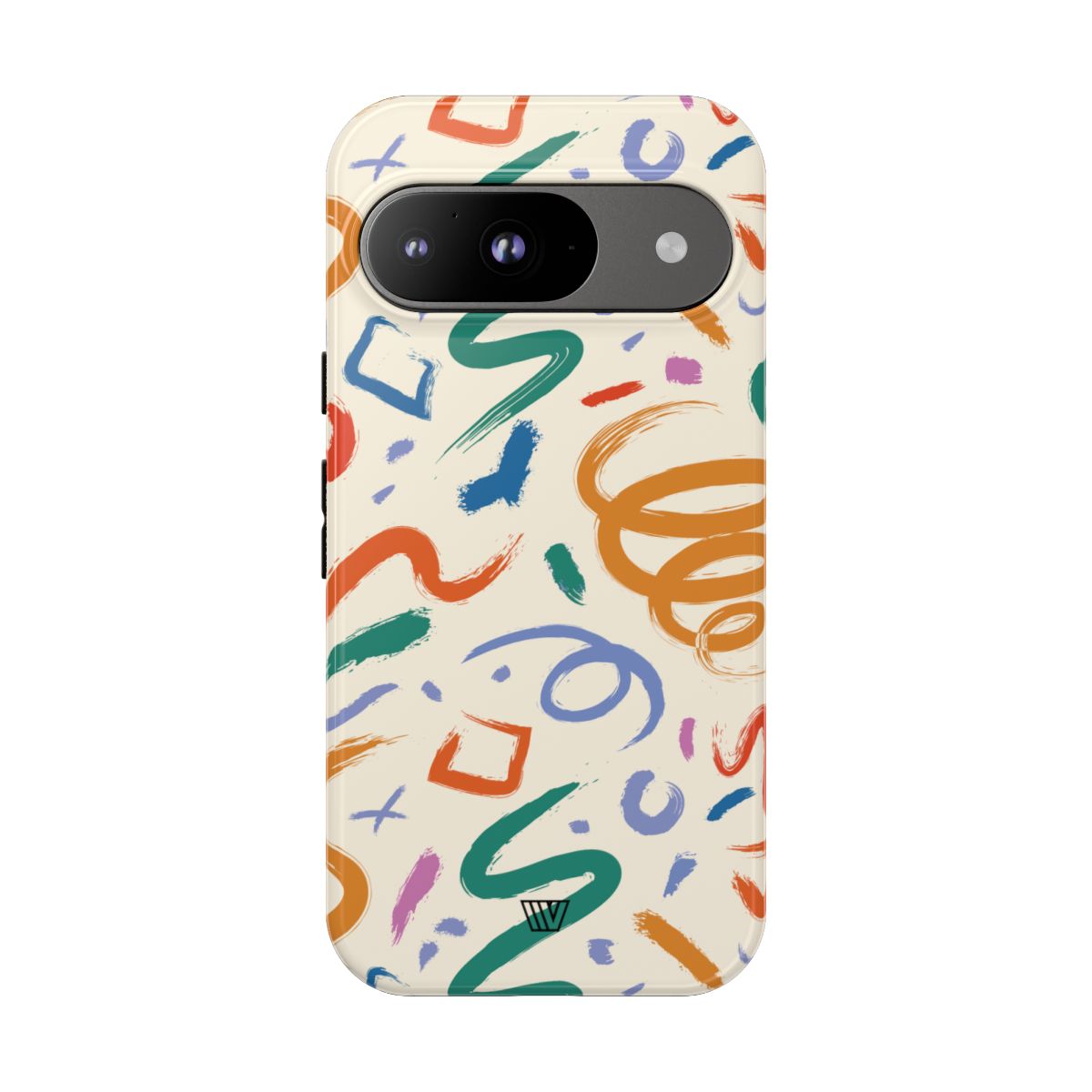 DOODLE BRUSH STROKES | Tough Phone Case