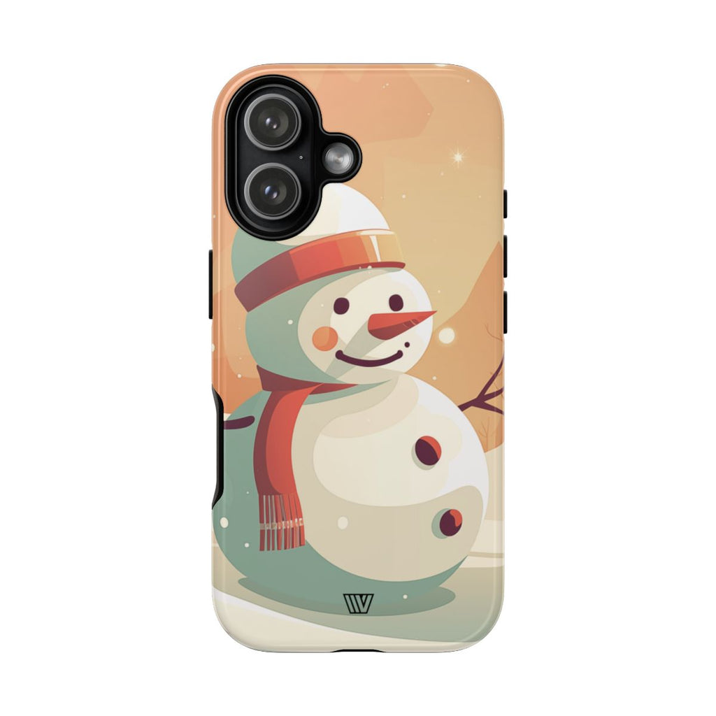 SUNSET SNOWMAN | Tough Phone Case