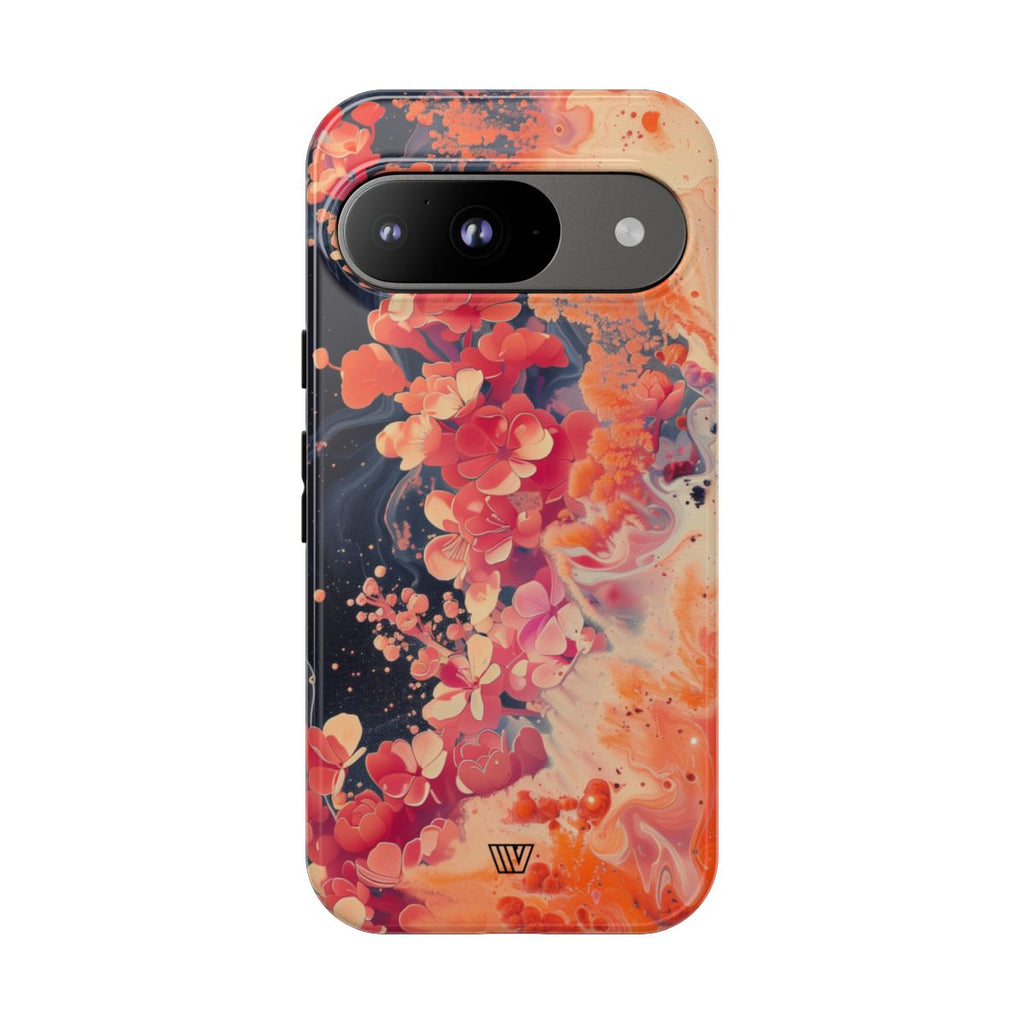 WAVE OF FLOWERS | Tough Phone Case