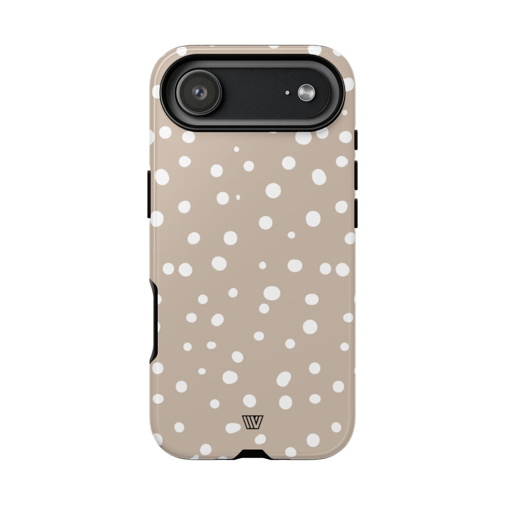 BEIGE DOTS | Tough Phone Case