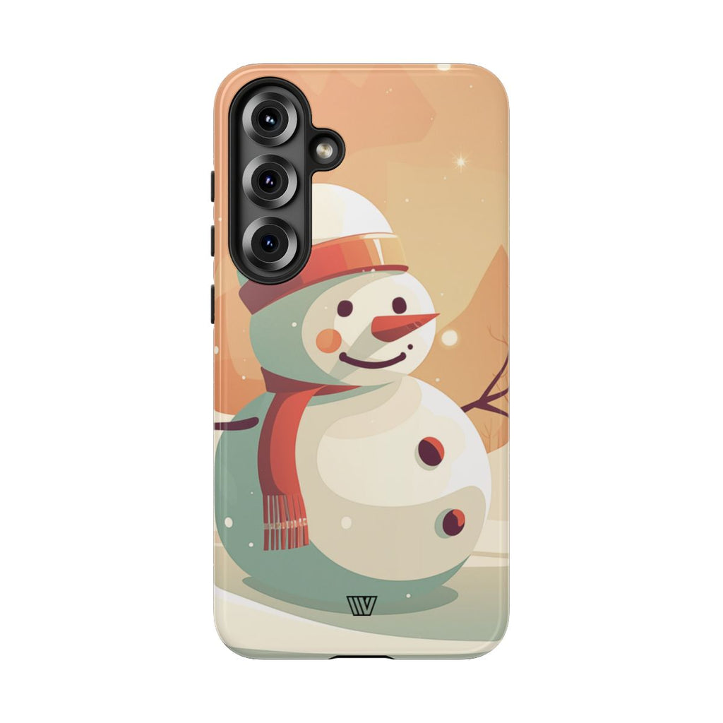 SUNSET SNOWMAN | Tough Phone Case