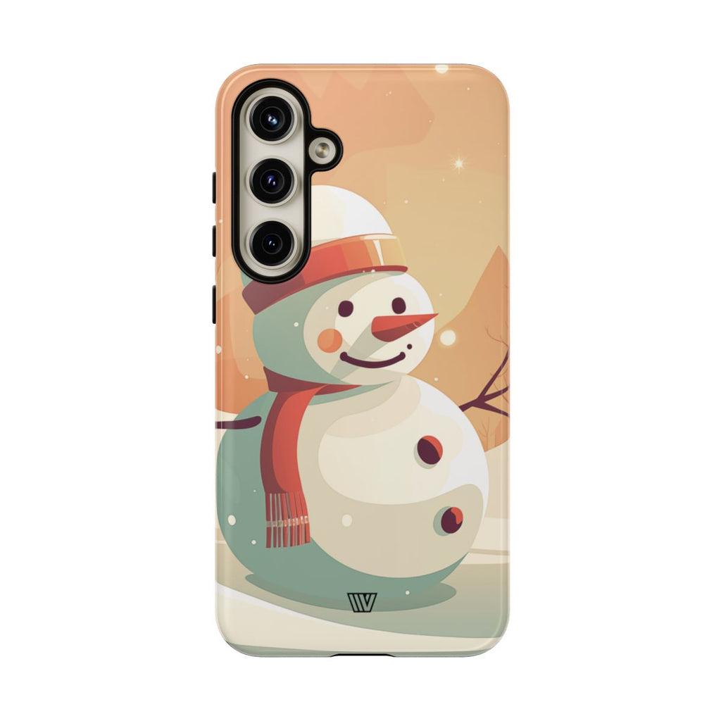 SUNSET SNOWMAN | Tough Phone Case