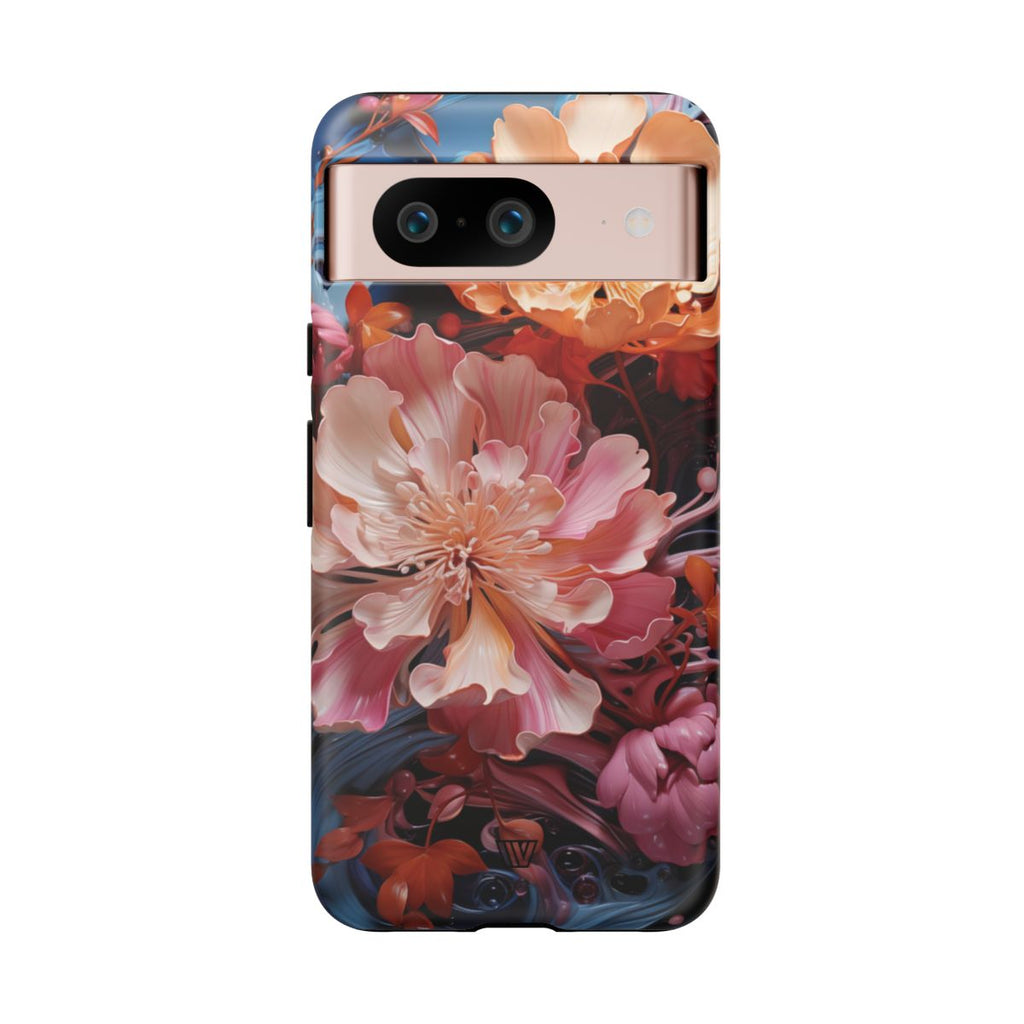 PAINT SWIRL FLOWERS | Tough Phone Case