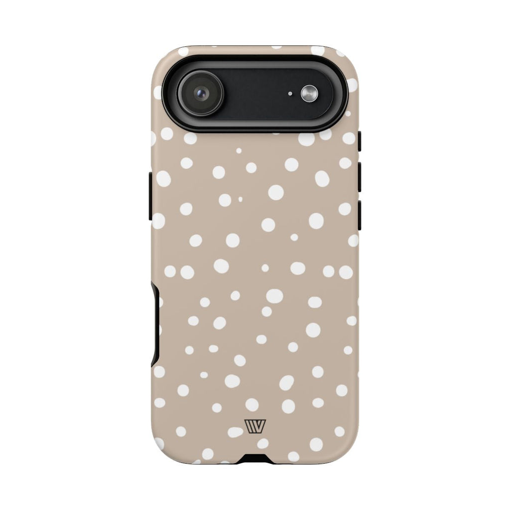 BEIGE DOTS | Tough Phone Case