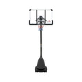 Portable Outdoor All-Weather Height Adjustable Basketball Hoop With 44-Inch Backboard And Wheels, 10FT (SAK58741)