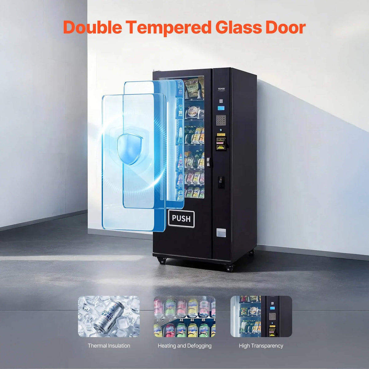 Premium 36-Slot Combo Vending Machine With ICT Bill And Coin Acceptor (SAK31832)