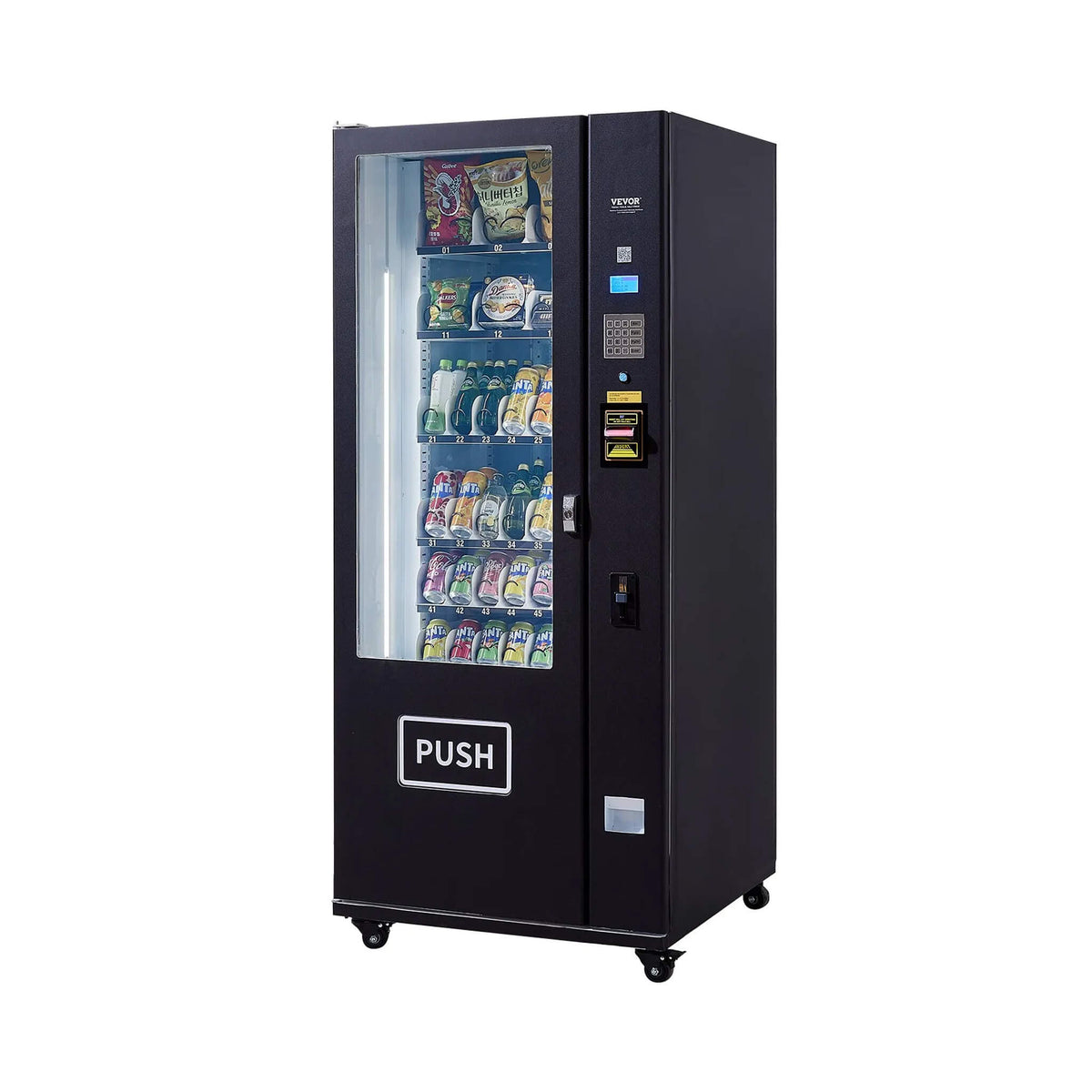 Premium 36-Slot Combo Vending Machine With ICT Bill And Coin Acceptor (SAK31832)