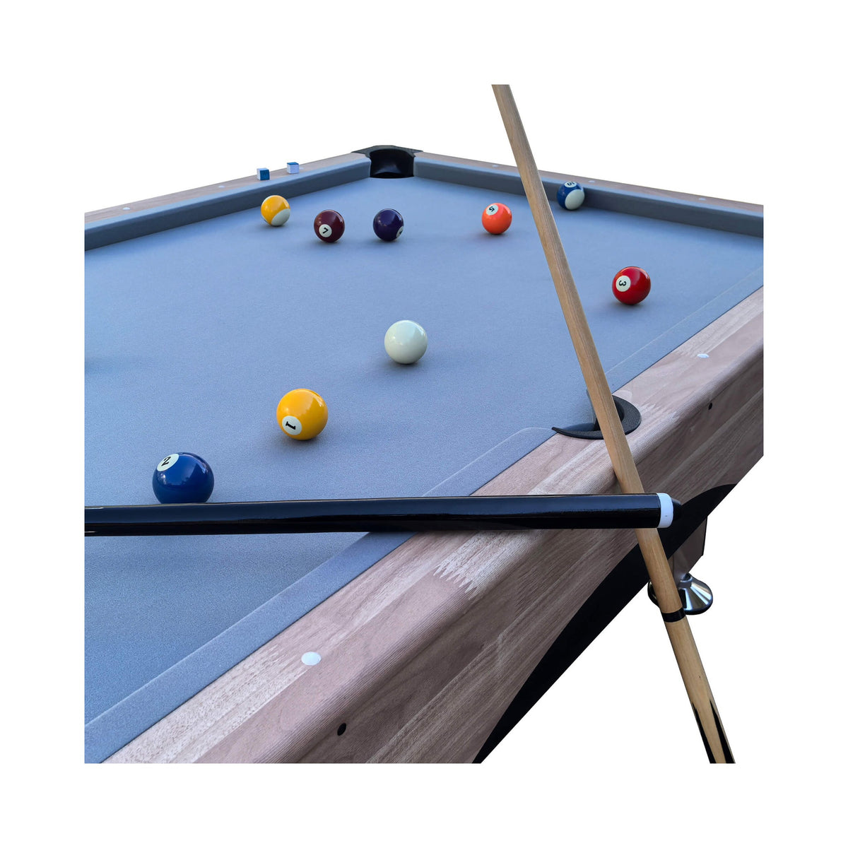 Premium 7FT Billiards Pool Wood Table for Home Game Rooms (SAK14517)
