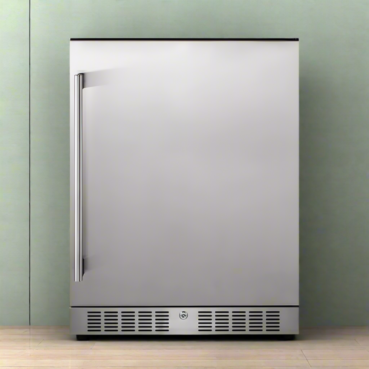 Premium 5.3 Cu.Ft Single Door Stainless Steel Built-In Wine Beverage Undercounter Refrigerator (SAK95276)
