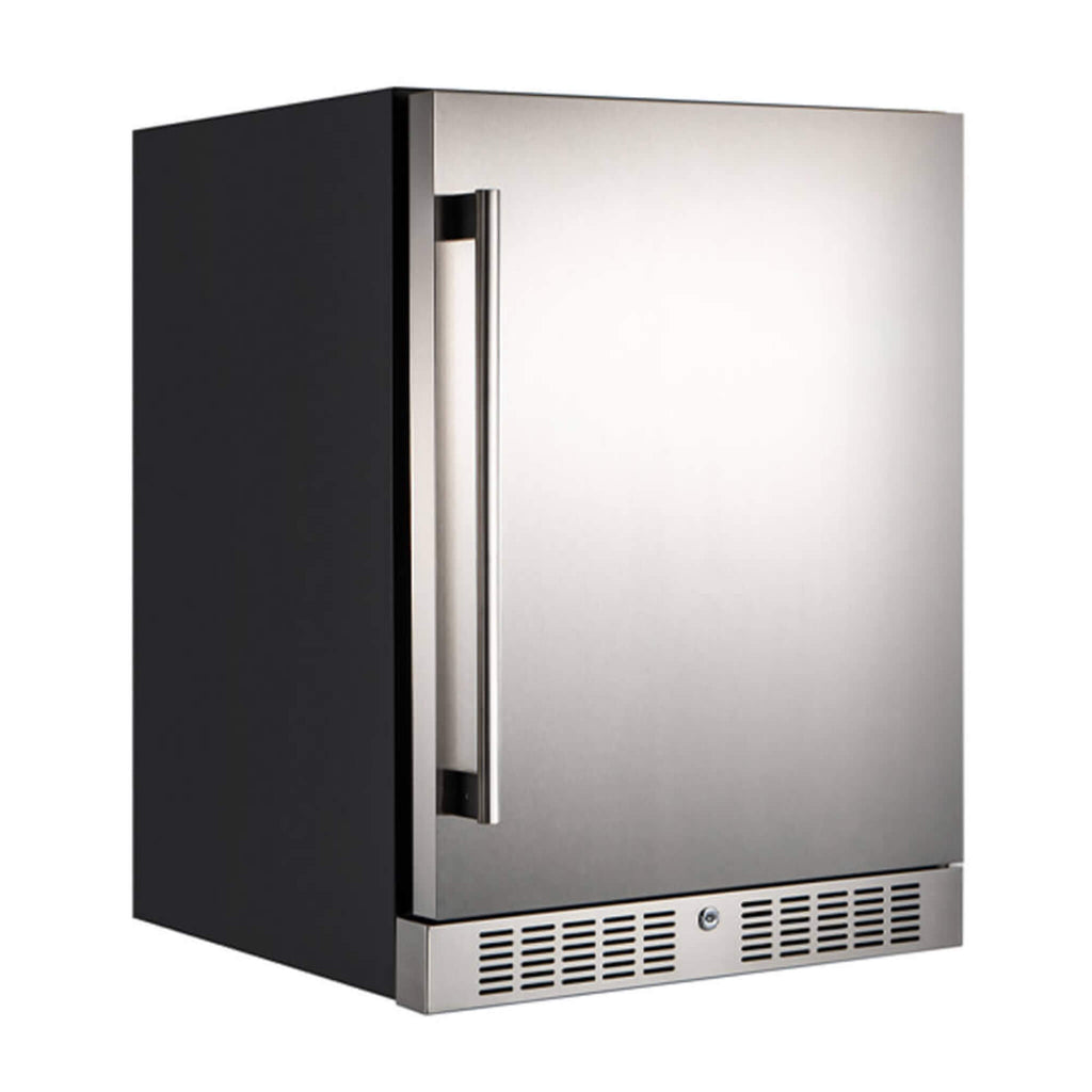 Premium 5.3 Cu.Ft Single Door Stainless Steel Built-In Wine Beverage Undercounter Refrigerator (SAK95276)