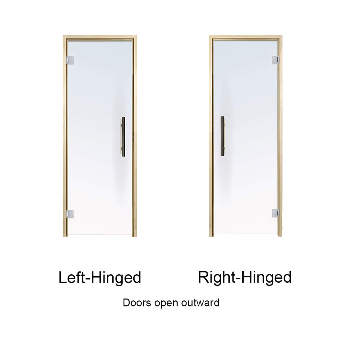 Prosaunas 36X81-Inch Aspen Clear ADA Glass Sauna Door (SAK75843)