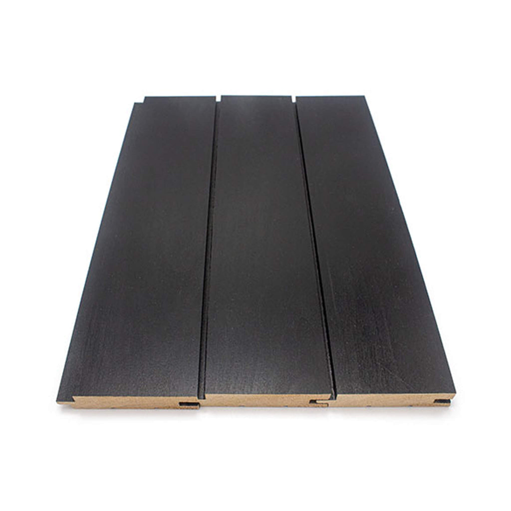Prosaunas Aspen Midnight Black 1X4 T&G STS4 Sauna Wall Wood [Wax-Coated] (SAK57186)