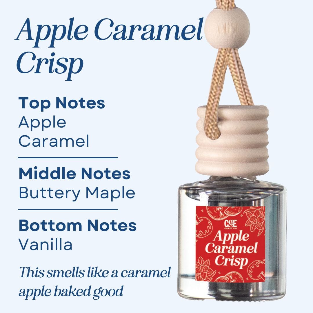 Apple Caramel Crisp Scented Car Freshener