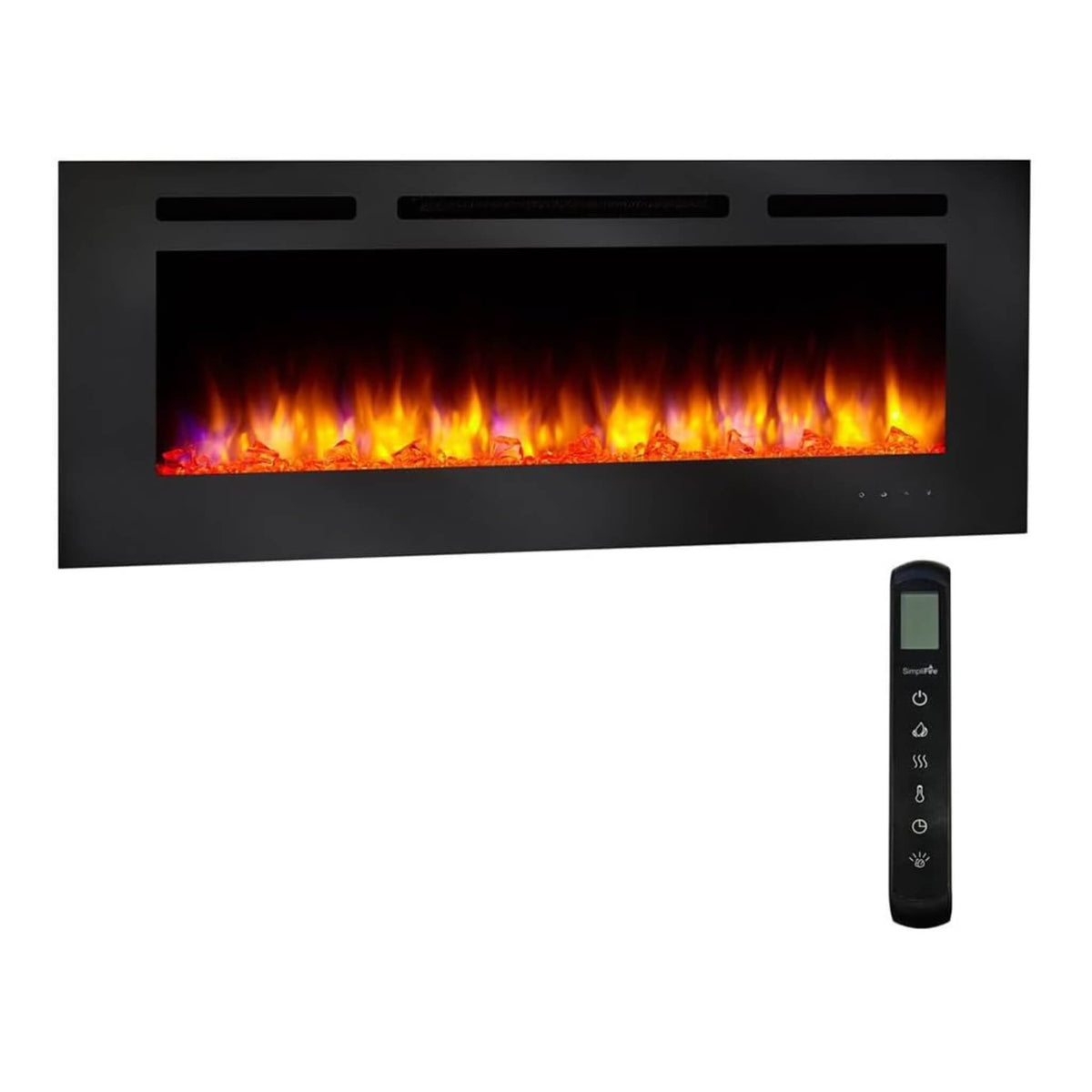 Simplifire Allusion Recessed Linear Electric Fireplace [SF-ALL48/50/60-BK] (SAK13256)