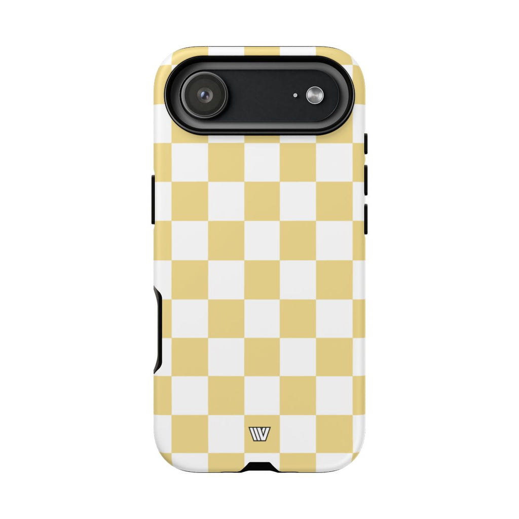 BANANA YELLOW CHECKERBOARD | Tough Phone Case