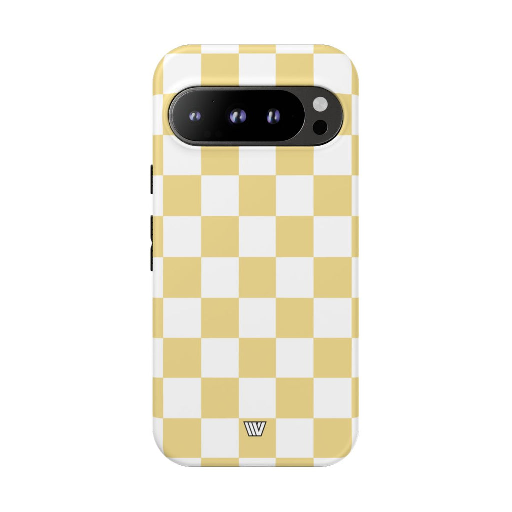 BANANA YELLOW CHECKERBOARD | Tough Phone Case