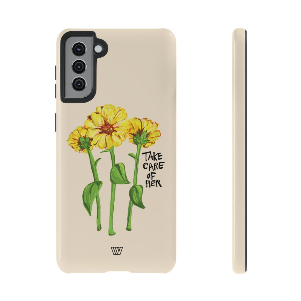 TAKE CARE OF HER | Tough Phone Case