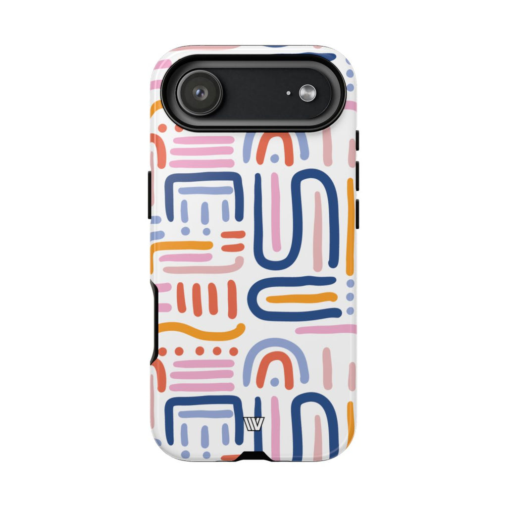 MEMPHIS BOLD LINES | Tough Phone Case