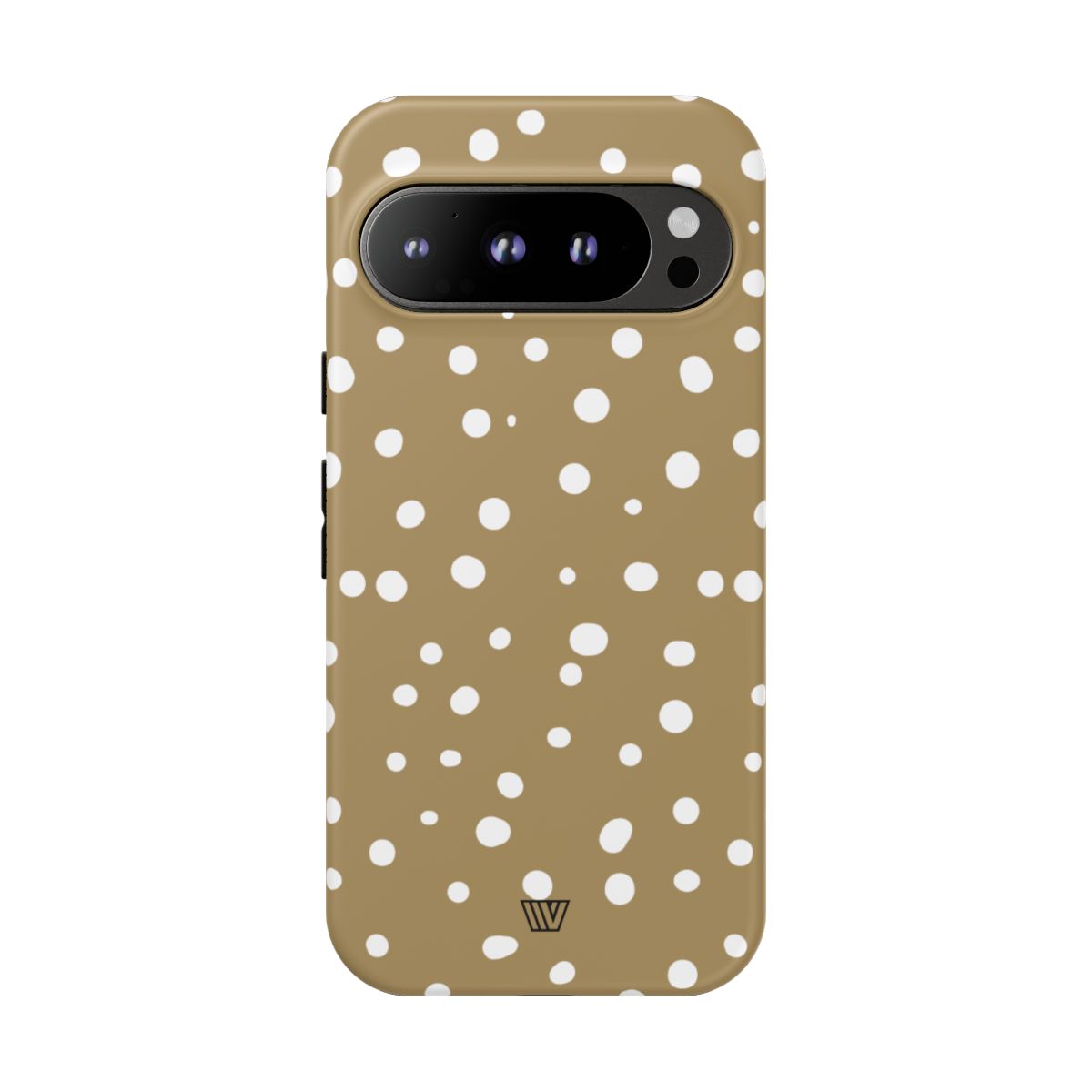 DARK BEIGE DOTS | Tough Phone Case