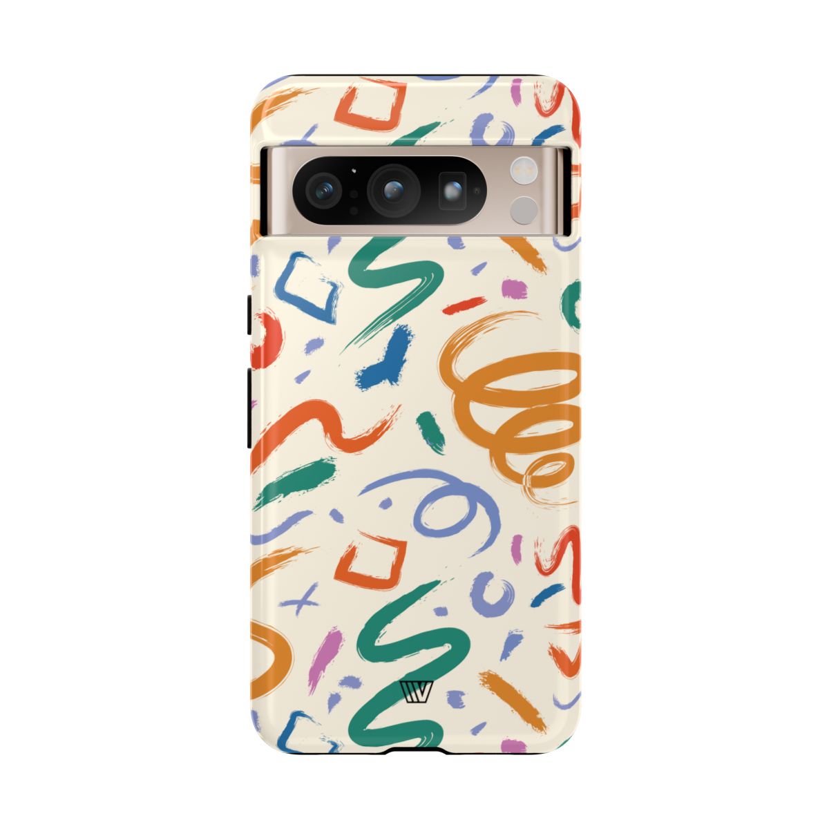 DOODLE BRUSH STROKES | Tough Phone Case