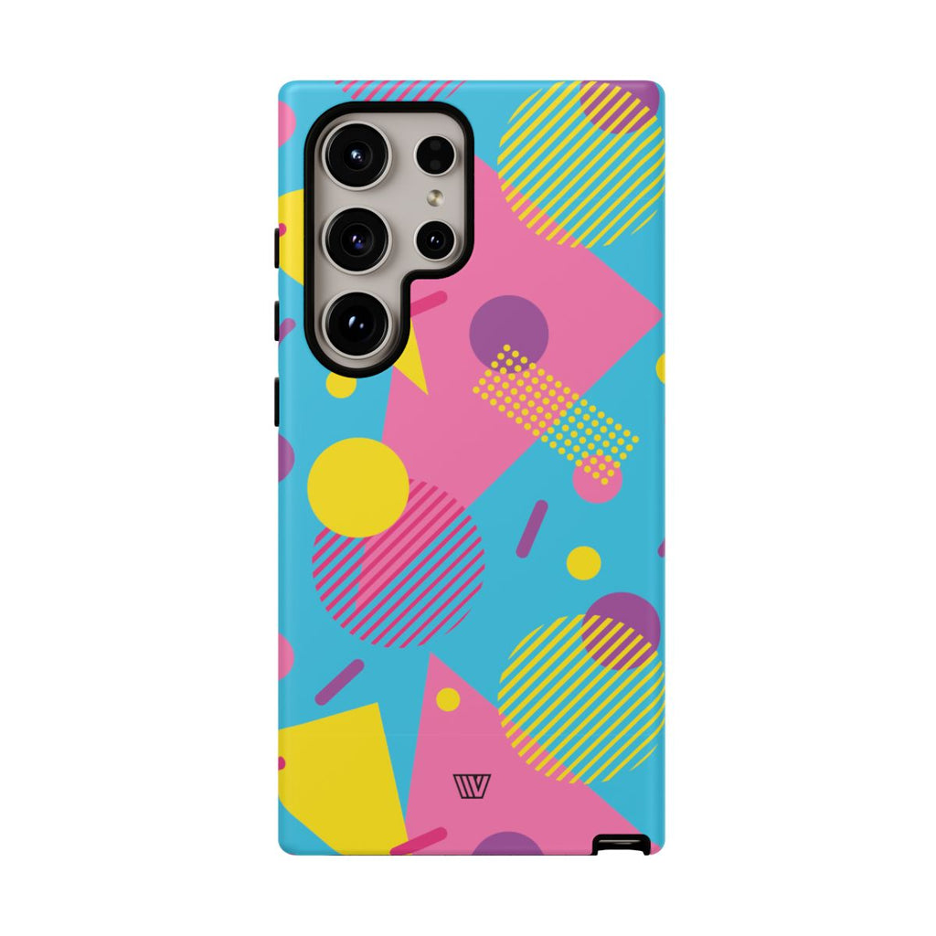 80s / 90s RETRO PATTERN LIGHT BLUE | Tough Phone Case