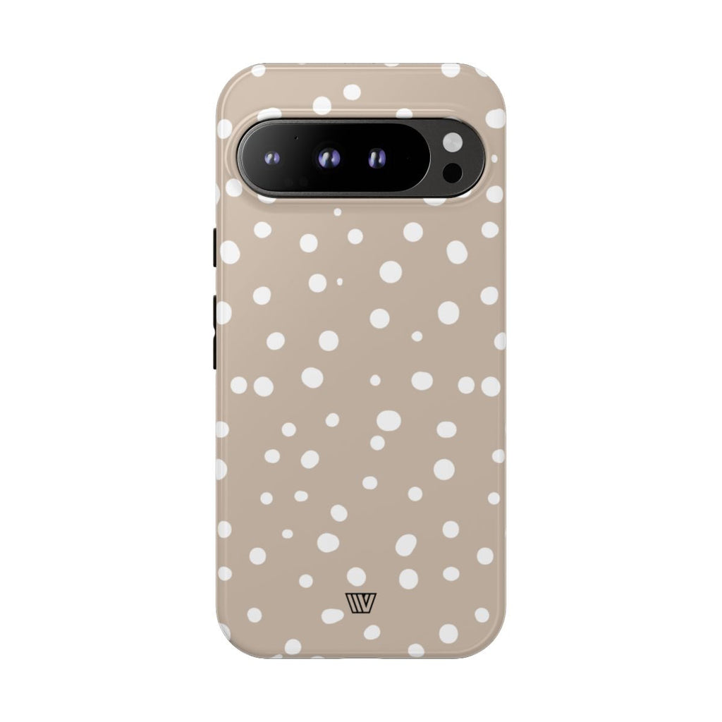 BEIGE DOTS | Tough Phone Case