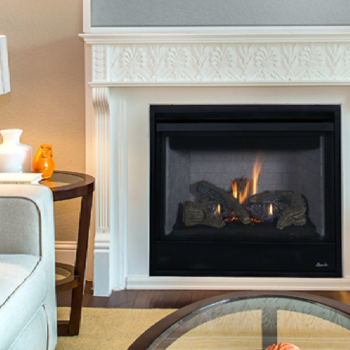 Superior Fireplaces 45-Inch Traditional Direct Vent Natural Gas Electronic Ignition Fireplace [DRT2045DEN-C] (SAK38574)
