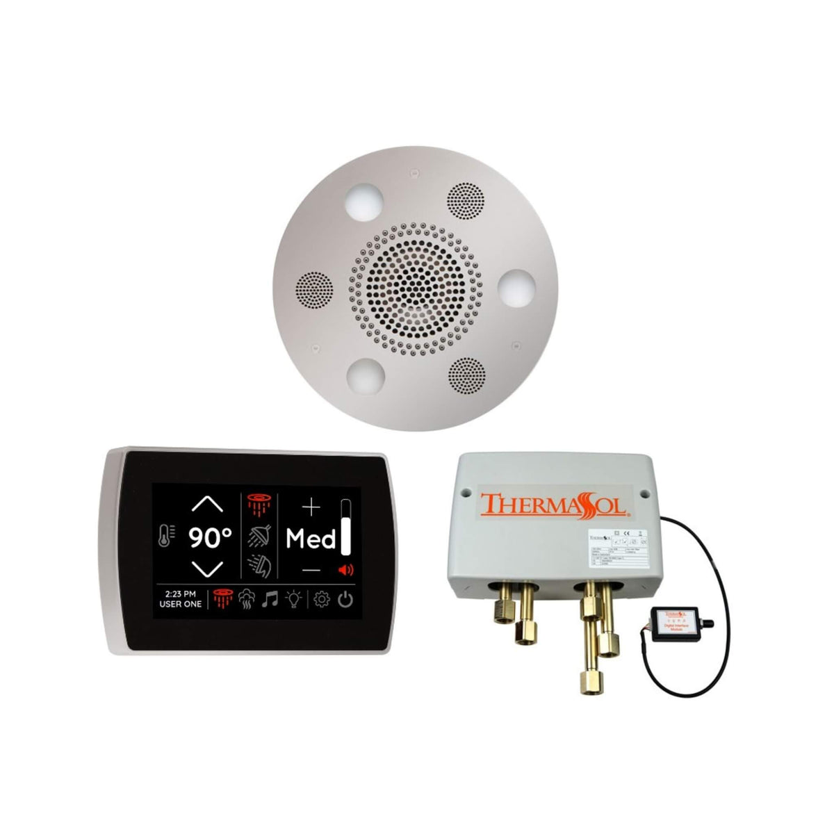 ThermaSol Wellness Shower Control Package With 200 Luminous LED Lights [WSPSR] (SAK20105)