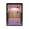 Thermora Vapor Luxury 2-Person Canadian Hemlock Wood Far Infrared Home Sauna (SAK56874)