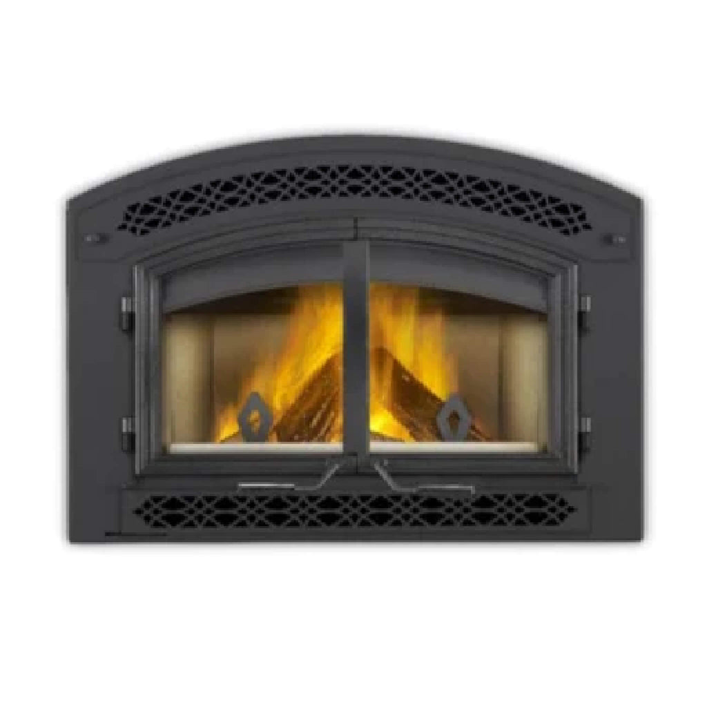 Timberwolf Wood Burning Fireplace With Cast Iron Front Doors [TZ3000H] (SAK73158)