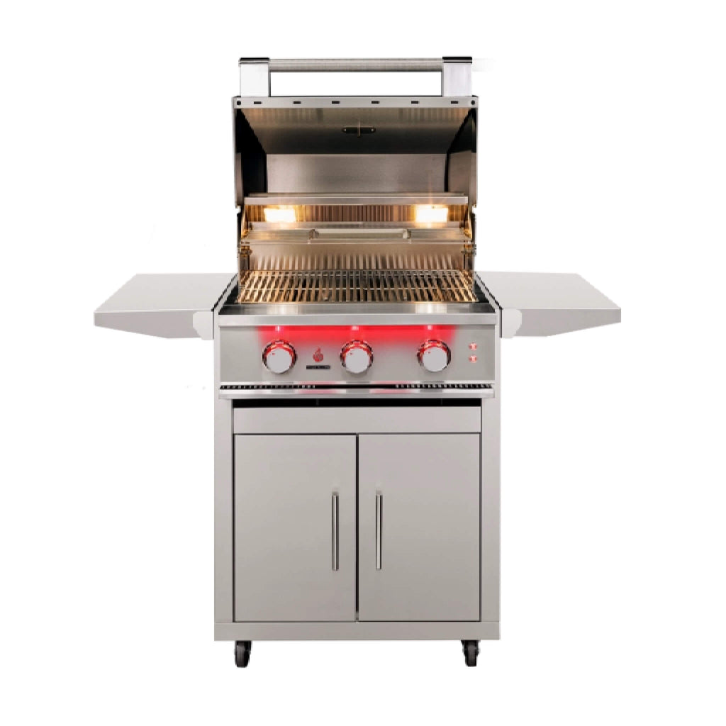 TrueFlame Built-In Stainless Steel Freestanding Gas Grills With Deluxe Cart [TF25/32/40] (SAK76845)